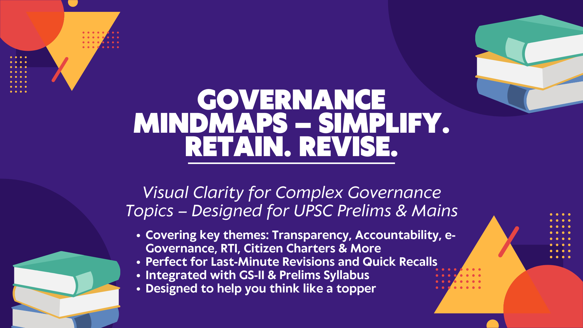 Governance Mindmaps – Simplify. Retain. Revise.